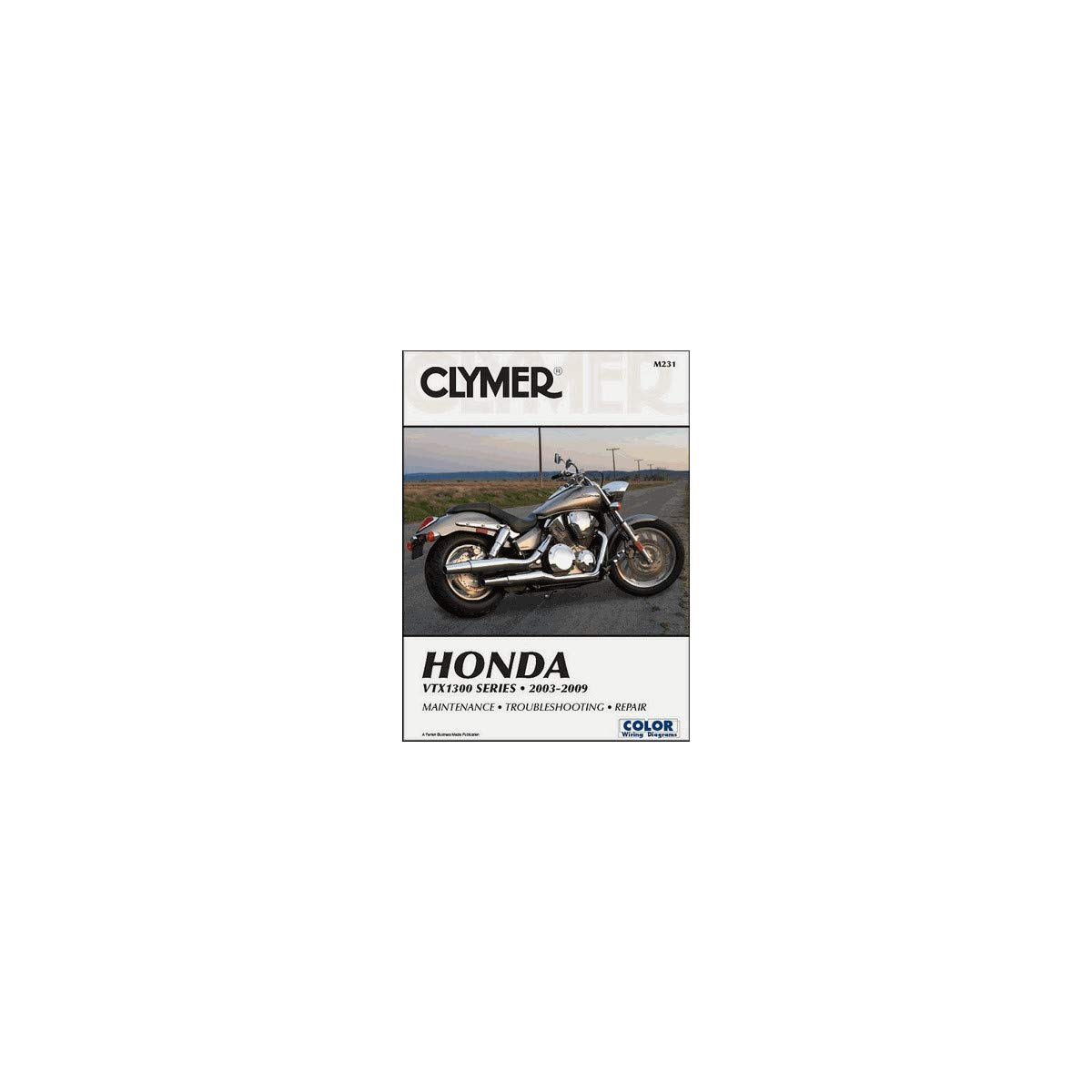 Clymer Repair Manual for Honda VTX1300 C/R/S/T 03 09