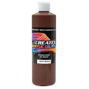 Createx Acrylics, Burnt Sienna, Pint