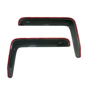 United Pacific 91500 Peterbilt Window Visor, Acrylic Window Visor, Deflects Rain/Snow, Rain Guard, Reduce Wind Noise   Smoke   ONE Set (Pack of 2)