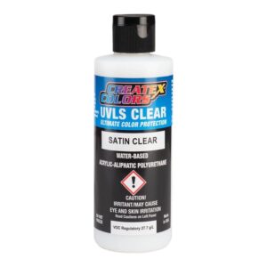 Createx Airbrush Paint UVLS Satin Clear, 4 Oz (4051 04)
