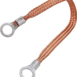 Allstar Performance ALL76328 24 24 x 0.25 in. Copper Ground Strap Ring Terminals