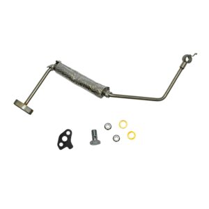 Edelmann 1044 Turbo Oil Line Kit   for 2014 13 Hyundai Sonata, 16 13 Hyundai Santa Fe, 15 11 Kia Optima, 15 10 Kia Sportage,