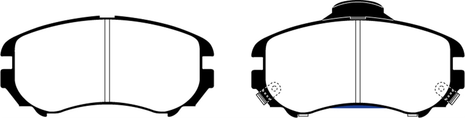 EBC Brakes UD924 Ultimax OEM Replacement Brake Pad