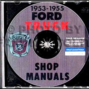 bishko automotive literature   Shop Service Repair Manual CD Engine Drivetrain Electrical OEM for The 1953 Ford Truck