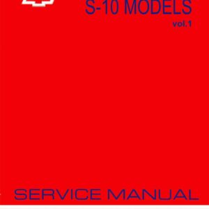 bishko automotive literature 1993 Chevy S 10 Pickup Shop Service Repair Manual Book Engine Electrical