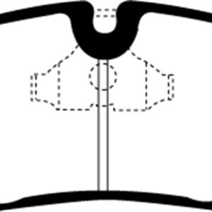 EBC Brakes UD558 Ultimax OEM Replacement Brake Pad