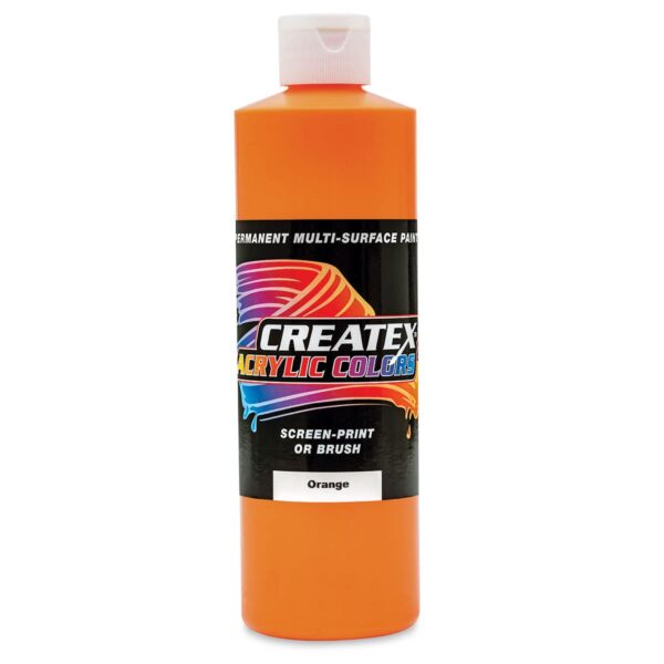 Createx Acrylic Colors orange 16 oz.