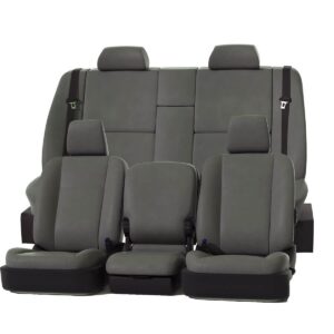 Precision Fit Leatherette Front Row Seat Covers Stone GTC4137ABLTSN