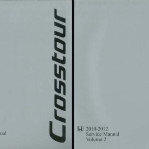 bishko automotive literature Shop Service Repair Manual Engine for The 2010 2011 2012 Honda Crosstour (6 Cyl Only)