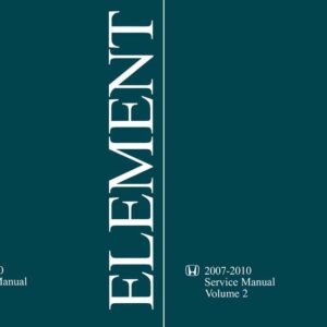 bishko automotive literature   Shop Service Repair Manual Engine Drivetrain for the 2007 2008 2009 2010 Honda Element