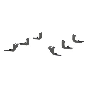ARIES 4521 Mounting Brackets for 6 Inch Oval Nerf Bars, Sold Separately, Black