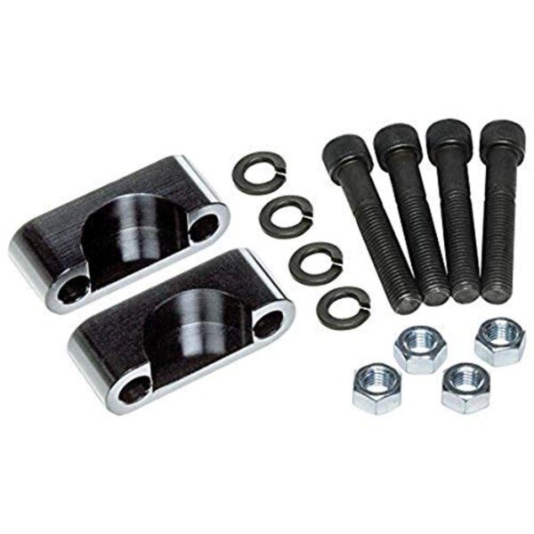 Allstar Performance ALL69025 Black 1 1/16 in Caps, 9 in U Joint Girdle 1310 Series Race Yokes, Ford