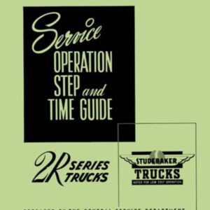bishko automotive literature 1949 1950 Studebaker 2 R Shop Service Repair Manual Engine Drivetrain Electrical