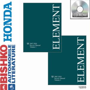 bishko automotive literature   Shop Service Repair Manual CD Engine Wiring for The 2007 2008 2009 2010 Honda Element
