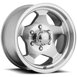 Ultra Wheel 50K Silver Wheel with Machined (15 x 8. inches /5 x 5 inches,  19 mm Offset)
