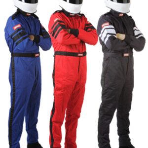 RaceQuip Racing Driver Fire Suit One Piece Multi Layer SFI 3.2A/ 5 Red Medium 120013