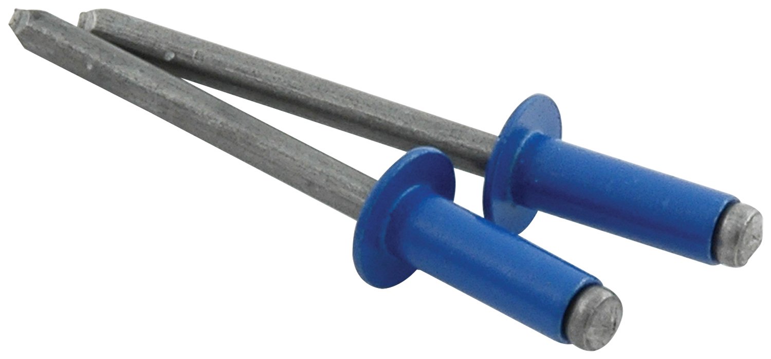 Allstar Performance ALL18134 Chevron Blue 1/4 3/8 in Grip Range Rivet 250 Pack