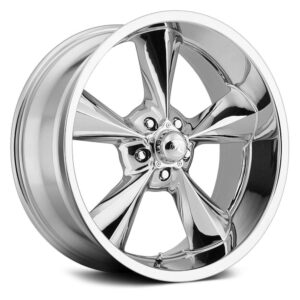 BG Rod Works OLD SCHOOL Custom Wheel   15x8, 0 Offset, 5x114.3 Bolt Pattern, 78.1mm Hub   Chrome Rim