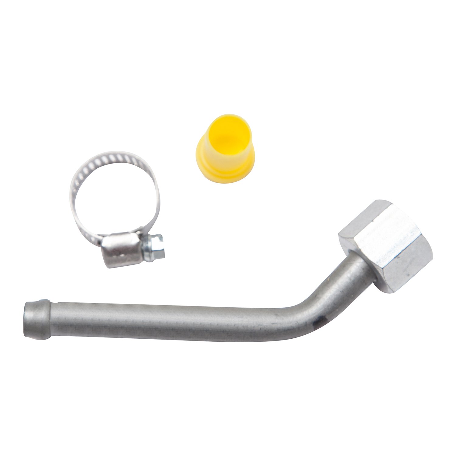 Edelmann 39112 Power Steering Line End Fitting; 3/8 Female SAE x 3/8 Beaded Tube 45 degree