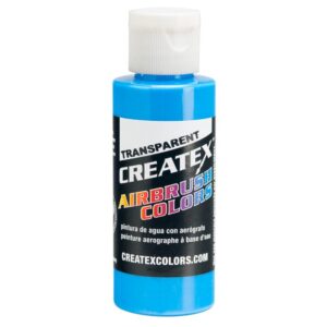 Createx 5105 PT Createx Caribbean Blue Transparent Airbrush Color CREATEX 16 OZ.