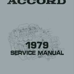 bishko automotive literature   Shop Service Repair Manual Engine Drivetrain Electrical Body for The 1979 Honda Accord