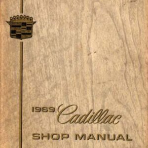 bishko automotive literature Shop Service Repair Manual for The 1969 Cadillac Deville Eldorado Fleetwood