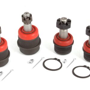 Alloy USA Ball Joint Kit for Jeep CJ/Scrambler/Cherokee | Heavy Duty, 2 Upper & 2 Lower Ball Joints | 11802 | Fits 1972 1986 Jeep CJ5/CJ6/CJ7; 1981 1985 Jeep Scrambler; 1974 1983 Jeep Cherokee