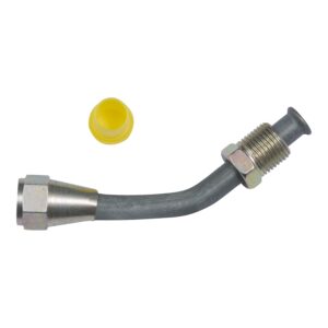 Edelmann 39856 Power Steering Line End Fitting; 3/8 F. SAE x 3/8 M. Inverted Flare   45 degree