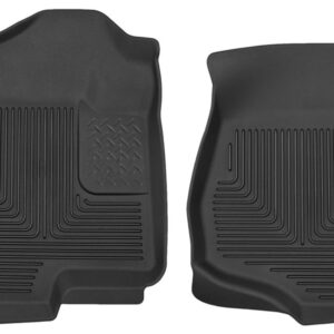 Husky Liners X act Contour Floor Mats | Fits 2015 2021 Chevrolet Colorado & GMC Canyon Crew Cab | 3rd Row, 1 pc Black   53231