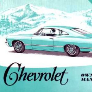 bishko automotive literature 1967 Chevrolet Caprice Impala Owners Manual User Guide Reference Operator Fuses