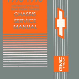 bishko automotive literature 1995 1996 Chevy P72/92 Truck Rear Engine Preliminary Shop Service Repair Manual