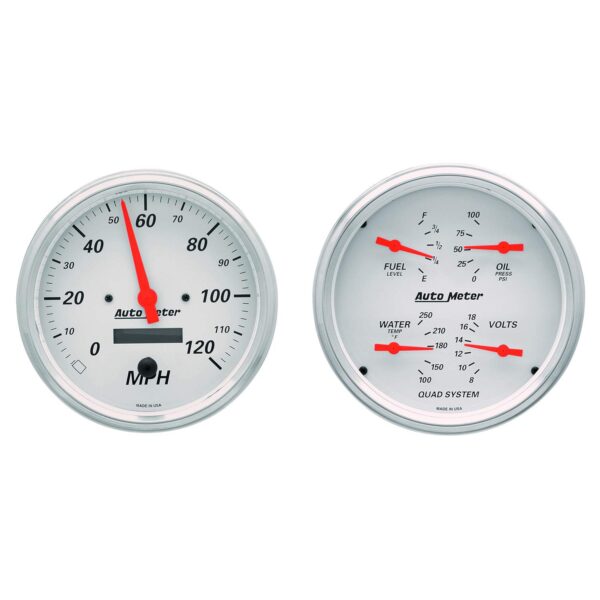 Auto Meter 1303 Arctic White Street Rod Kit