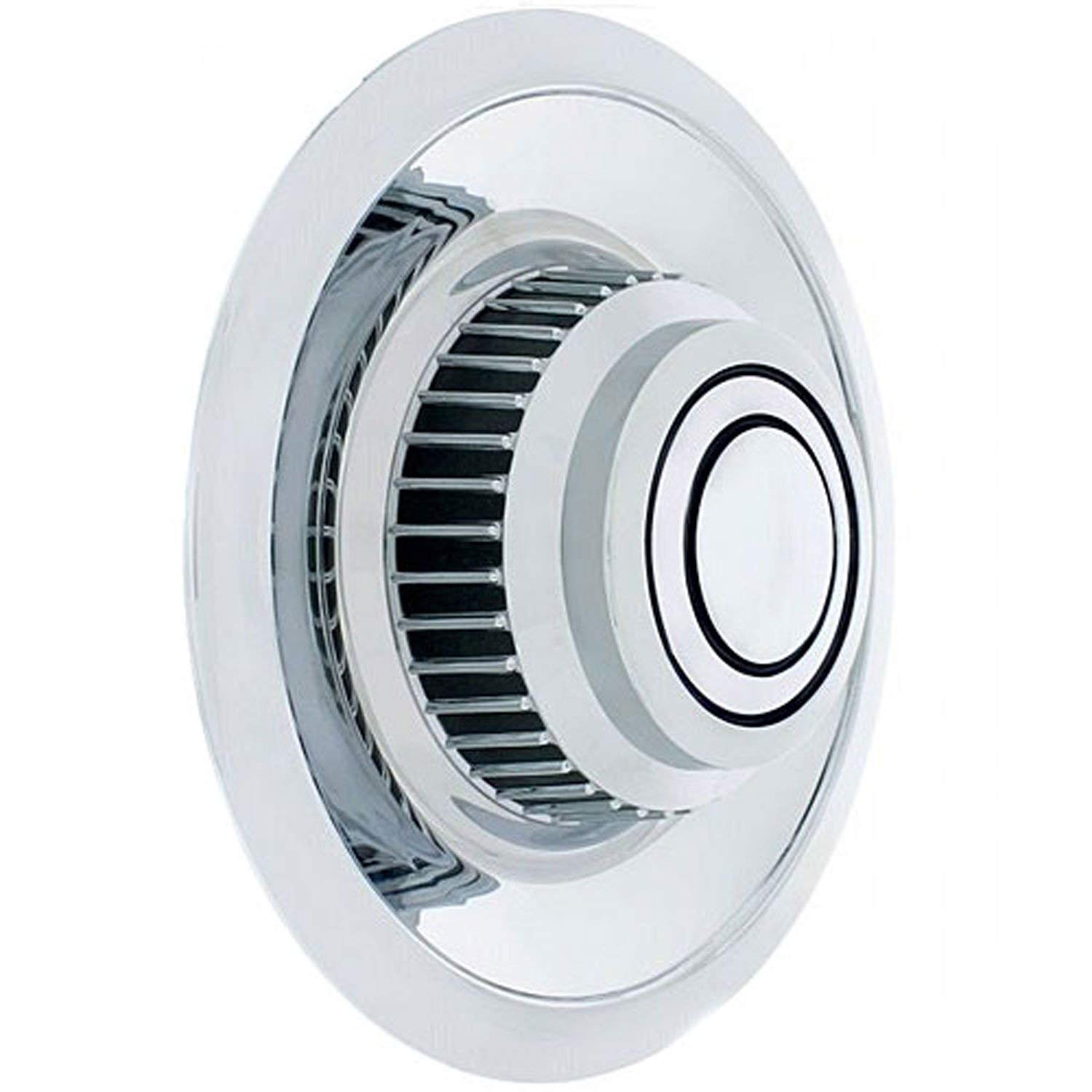 U.S. Wheel C55PDS Plastic Short Derby Center Cap Fits: Rallye Wheels Chrome 1/pk