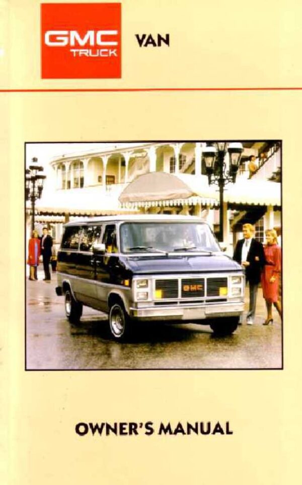bishko automotive literature 1987 GMC G Van Owners Manual User Guide Operator Book Fuses Fluids OEM