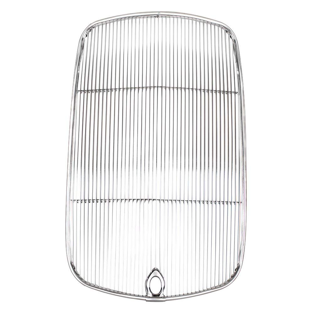 United Pacific Original Style 1932 Passenger Stainless Steel Grille Insert W/Crank Hole