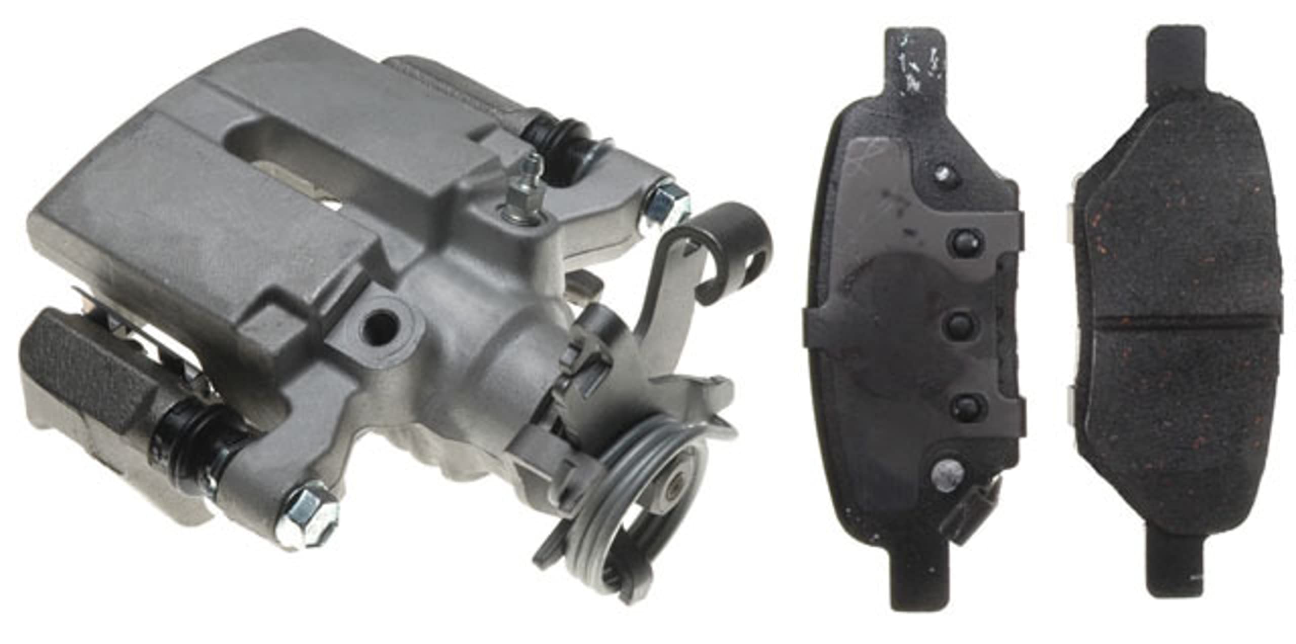 ACDelco Professional 18R2217 Rear Driver Side Disc Brake Caliper Assembly (Loaded Non Coated), Remanufactured