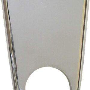 Borgeson 911177 Blank Style Steering Column Drop, 1 3/4 Column x 7 Drop, Polished Aluminum