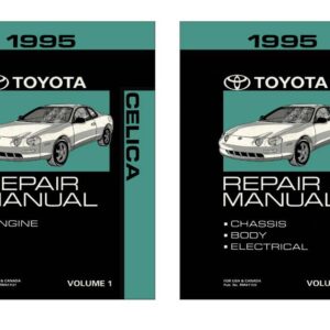 bishko automotive literature 1995 Toyota Celica Shop Service Repair Manual Book Engine Drivetrain OEM