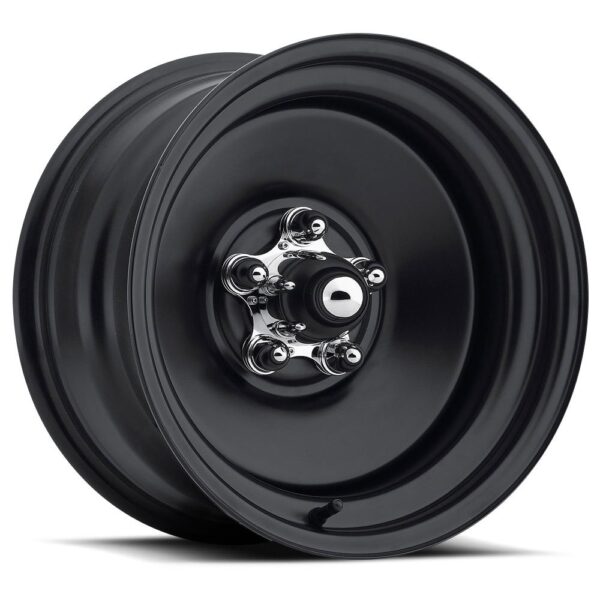 U.S. Wheel 68 5012 Matte Black Rat Rod Wheel (Series 68) Size: 15 x 10