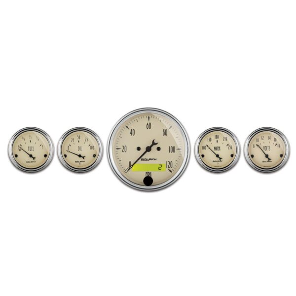 Auto Meter 1809 Antique Beige Street Rod Kit