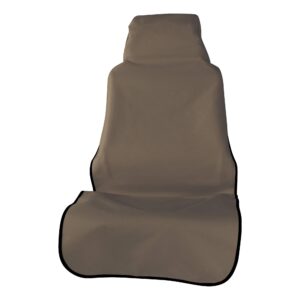 ARIES 3142 18 Seat Defender 58 Inch x 23 Inch Brown Waterproof Universal Bucket Car Seat Cover Protector