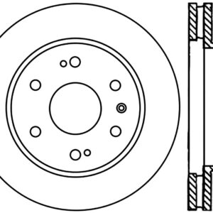 Centric Parts, Inc.   C Tek Stndrd Brake Rotor (121 66057)