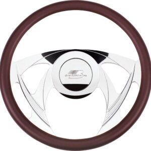 Billet Specialties 30955 14" Sniper Half Wrap Billet Steering Wheel
