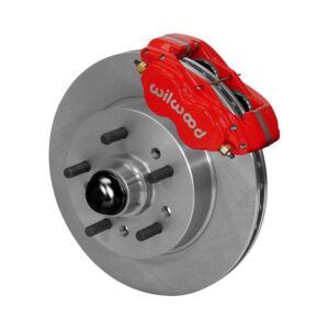 Wilwood Forged Dynalite Pro Front Kit 11.00in One Piece HP Hub and Rotor   Red