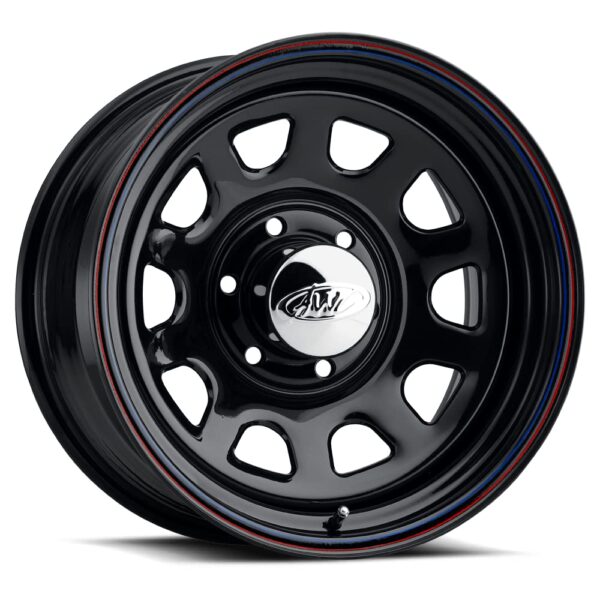 Allied Wheel Components BLACK DAYTONA 16X7 5X5.5 (4BS)