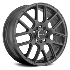 Vision 426 Cross Gunmetal Wheel with Painted Finish (17 x 7. inches /5 x 114 mm, 38 mm Offset)