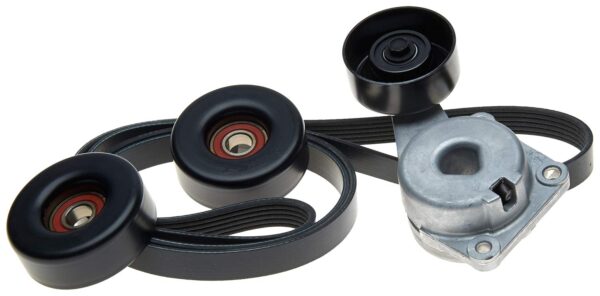 ACDelco Gold ACK061015 Automatic Belt Tensioner and Pulley Kit with Tensioner, Pulleys, and Belt