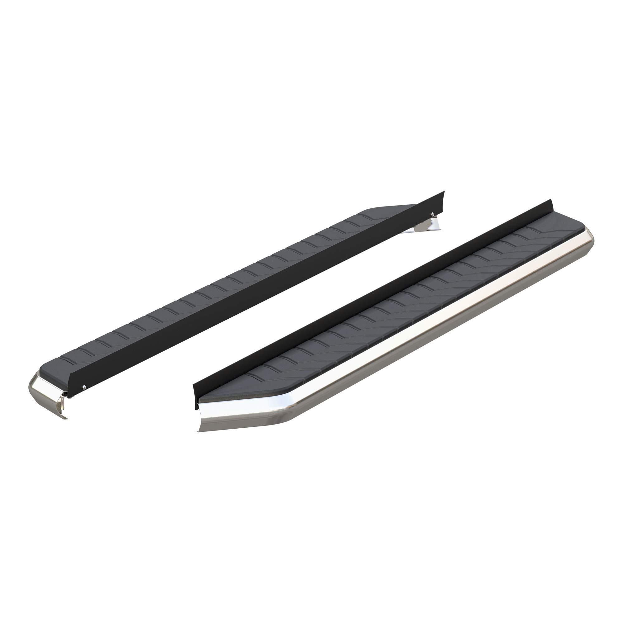 ARIES 2051873 AeroTread 73 Inch Polished Stainless Steel SUV Running Boards, Brackets Sold Separately