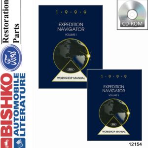 bishko automotive literature Shop Service Repair Manual CD Engine Drivetrain for The 1999 Ford Navigator/Expedition