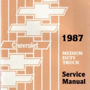 bishko automotive literature 1987 Chevy C/K 40 60 Medium Truck Shop Service Repair Manual Engine Drivetrain